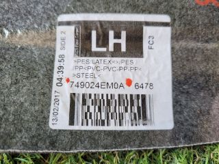 bontott NISSAN QASHQAI II Padlószőnyeg