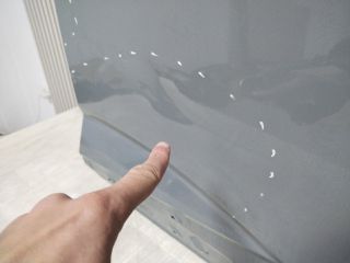 bontott NISSAN QASHQAI III Bal hátsó Ajtó (Üres lemez)