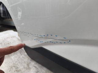 bontott NISSAN QASHQAI III Jobb hátsó Ajtó (Üres lemez)