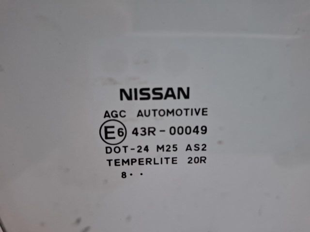 bontott NISSAN QASHQAI Jobb első Ablak