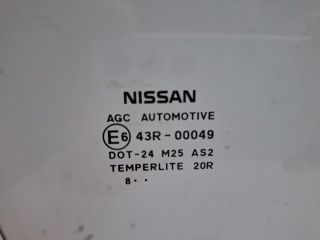 bontott NISSAN QASHQAI Jobb első Ablak