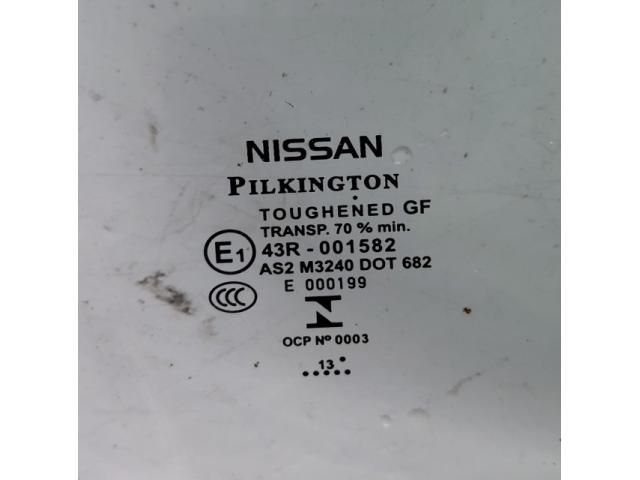 bontott NISSAN QASHQAI Jobb első Ablak