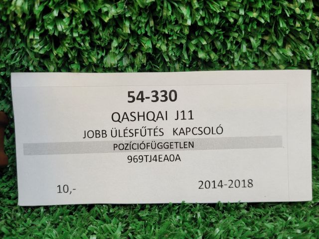 bontott NISSAN QASHQAI Jobb első Ülésfűtés Kapcsoló