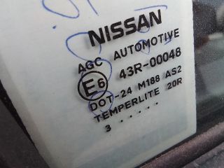 bontott NISSAN QASHQAI Jobb hátsó Ablak