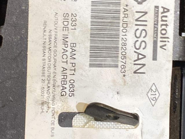 bontott NISSAN QASHQAI Jobb Oldallégzsák