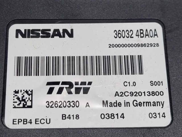 bontott NISSAN QASHQAI Kézifék Elektronika