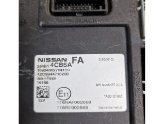 bontott NISSAN QASHQAI Komfort Elektronika