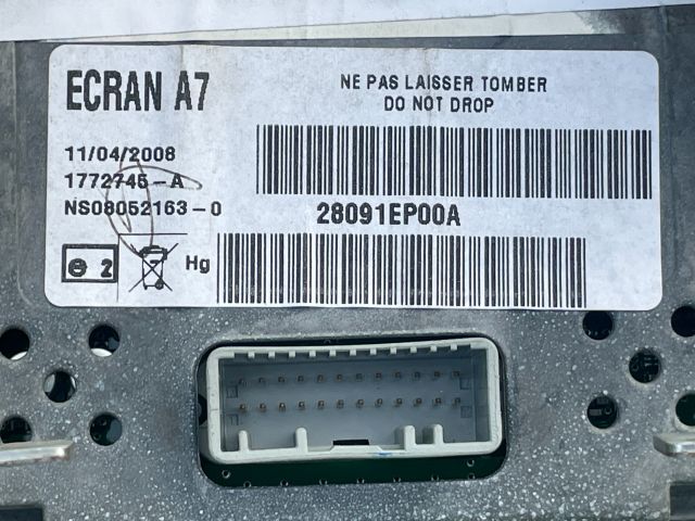 bontott NISSAN QASHQAI Multifunkciós Kijelző