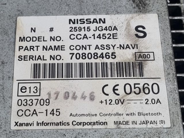 bontott NISSAN QASHQAI Rádió / CD