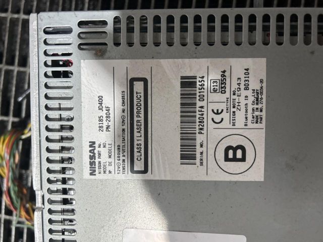 bontott NISSAN QASHQAI Rádió / CD