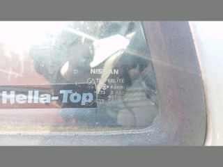 bontott NISSAN SUNNY Bal hátsó Fixüveg (Ajtóban)