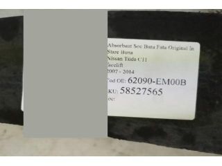 bontott NISSAN TIIDA Első Lökhárító Ütközés Elnyelő Hab
