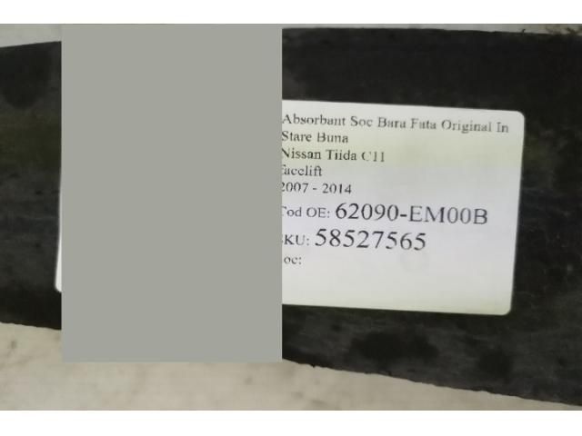 bontott NISSAN TIIDA Első Lökhárító Ütközés Elnyelő Hab