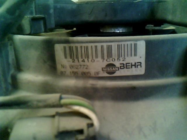 bontott NISSAN VANETTE Hűtőventilátor