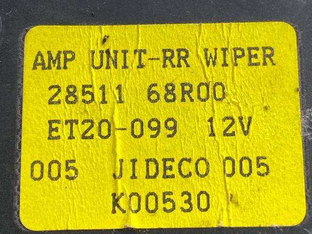 bontott NISSAN VANETTE Ablaktörlő Relé