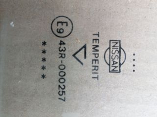 bontott NISSAN VANETTE Jobb első Ablak