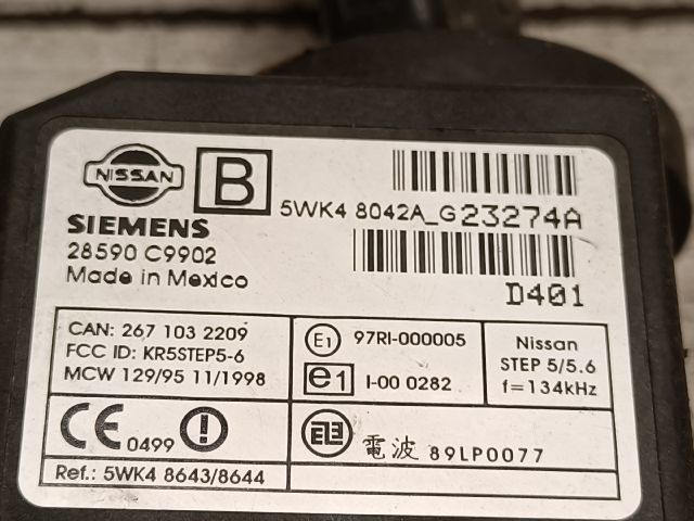 bontott NISSAN X-TRAIL I Gyújtáskapcsoló Házzal