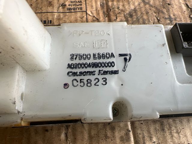 bontott NISSAN X-TRAIL I Fűtéskapcsoló (manuális klímás)