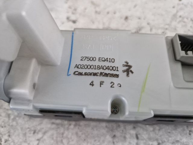 bontott NISSAN X-TRAIL I Fűtéskapcsoló (manuális klímás)