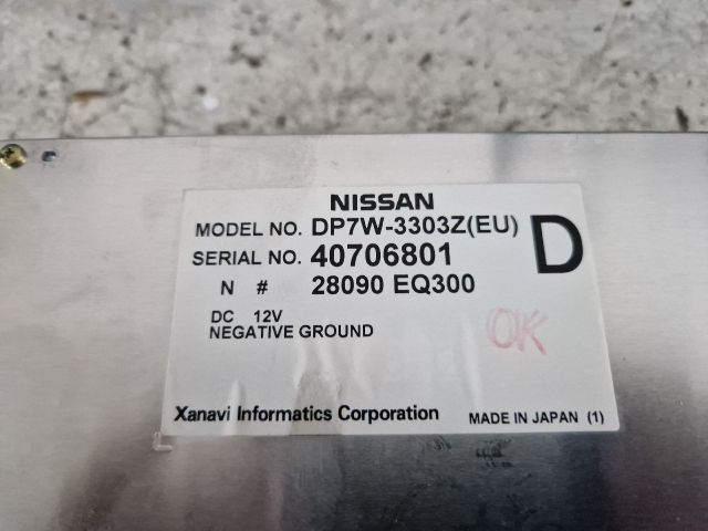 bontott NISSAN X-TRAIL I Navigációs Fejegység