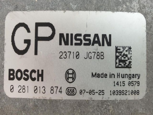 bontott NISSAN X-TRAIL II Motorvezérlő