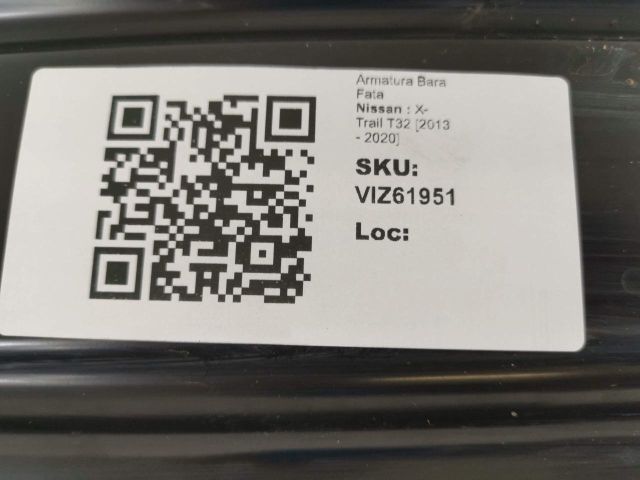 bontott NISSAN X-TRAIL III Első Lökhárító Merevítő (Fém)