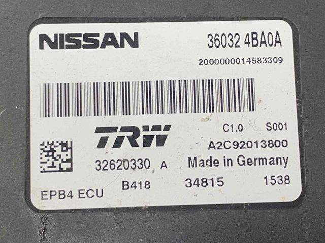 bontott NISSAN X-TRAIL III Kézifék Elektronika