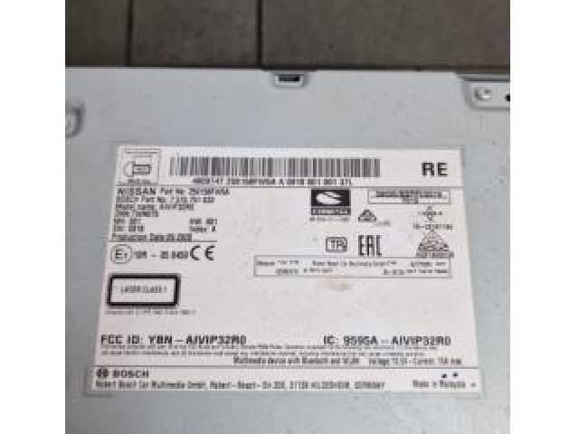 bontott NISSAN X-TRAIL III Navigációs Fejegység