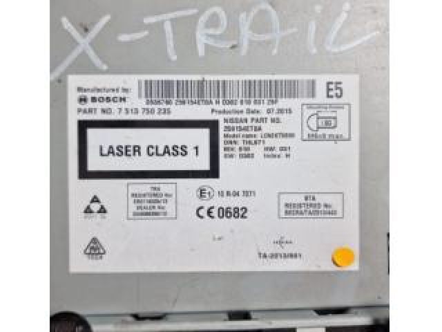 bontott NISSAN X-TRAIL III Navigációs Fejegység