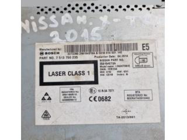 bontott NISSAN X-TRAIL III Navigációs Fejegység