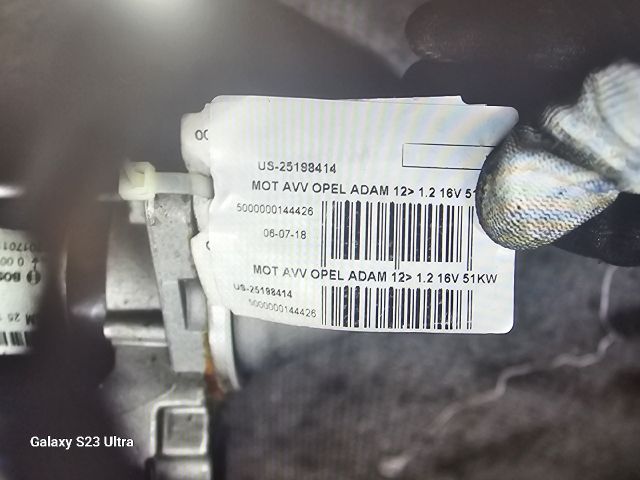 bontott OPEL ADAM Önindító