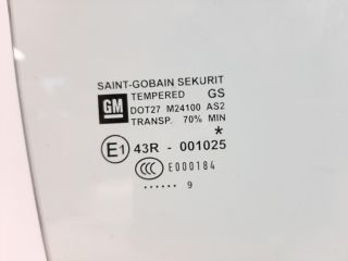 bontott OPEL ADAM Jobb első Ablak