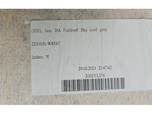 bontott OPEL ADAM Tetőkárpit