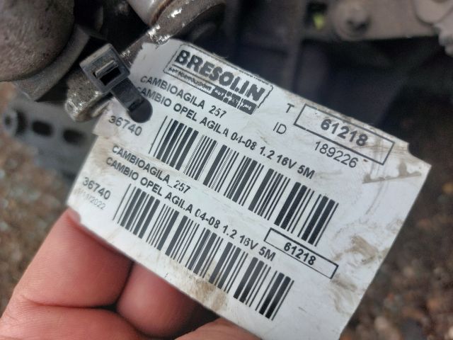 bontott OPEL AGILA Váltó (Mechanikus)