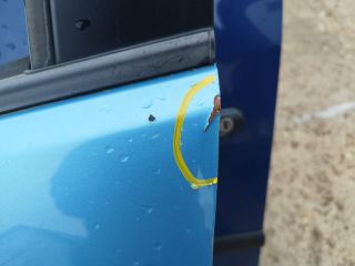 bontott OPEL AGILA Bal első Ajtó (Üres lemez)