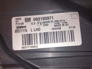 bontott OPEL AGILA Bal Fényszóró