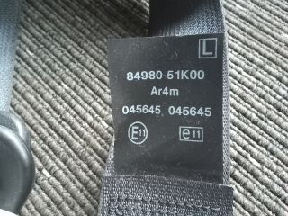 bontott OPEL AGILA Bal hátsó Biztonsági Öv