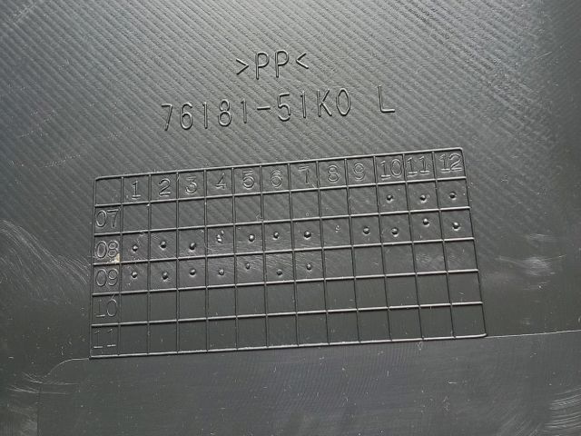 bontott OPEL AGILA Bal hátsó Csomagtér Burkolat (Műanyag)