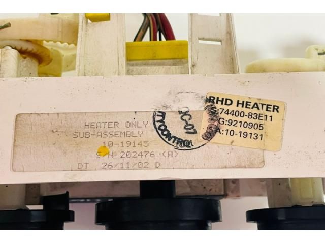 bontott OPEL AGILA Fűtéskapcsoló