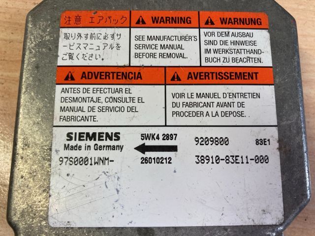 bontott OPEL AGILA Légzsák Elektronika