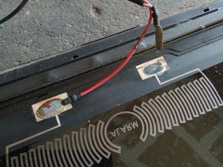 bontott OPEL ANTARA Bal C Oszlop Oldalablak Üveg