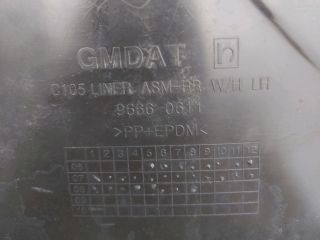 bontott OPEL ANTARA Bal hátsó Dobbetét (Kerékjárati, Műanyag)