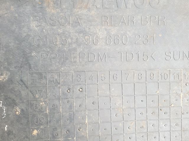 bontott OPEL ANTARA Hátsó Lökhárító (Részeivel)