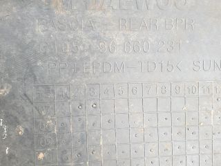 bontott OPEL ANTARA Hátsó Lökhárító (Részeivel)