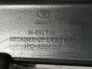 bontott OPEL ANTARA Műszerfal Tartó Vas