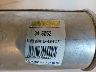 bontott OPEL ASTRA F Középső Kipufogó Dob