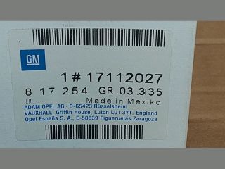 bontott OPEL ASTRA F Alapjárati Motor