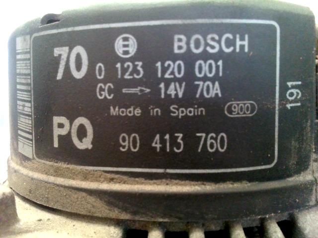 bontott OPEL ASTRA F Generátor