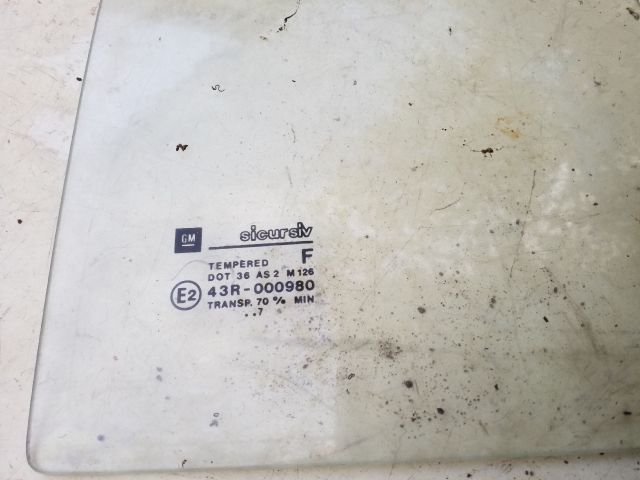 bontott OPEL ASTRA F Bal hátsó Fixüveg (Ajtóban)