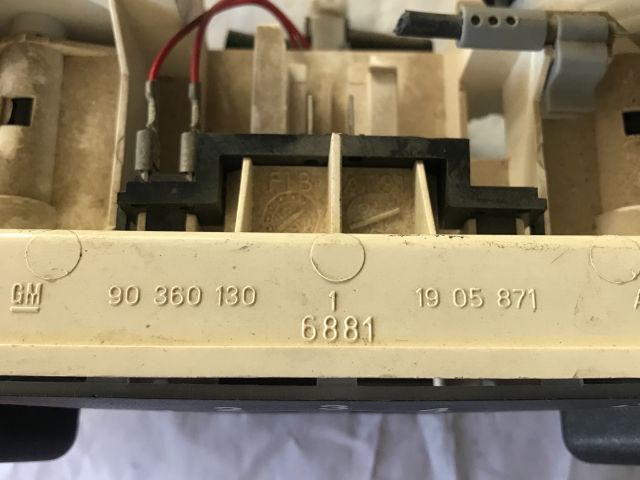 bontott OPEL ASTRA F Fűtéskapcsoló (Nem klímás)